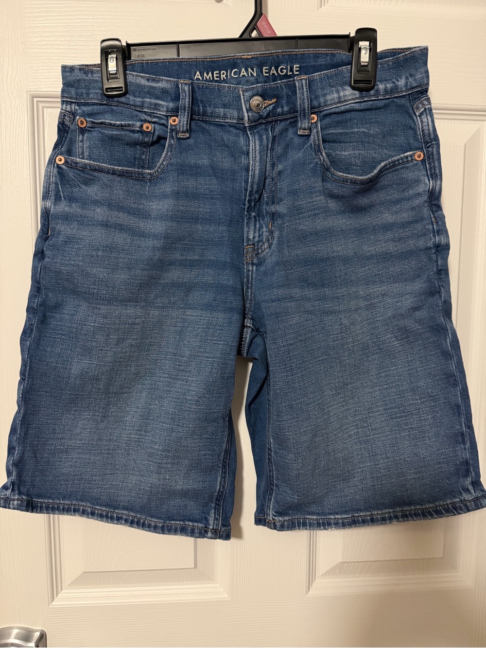 American Eagle Outfitters Women’s Medium Blue Denim Jean Shorts #Jorts